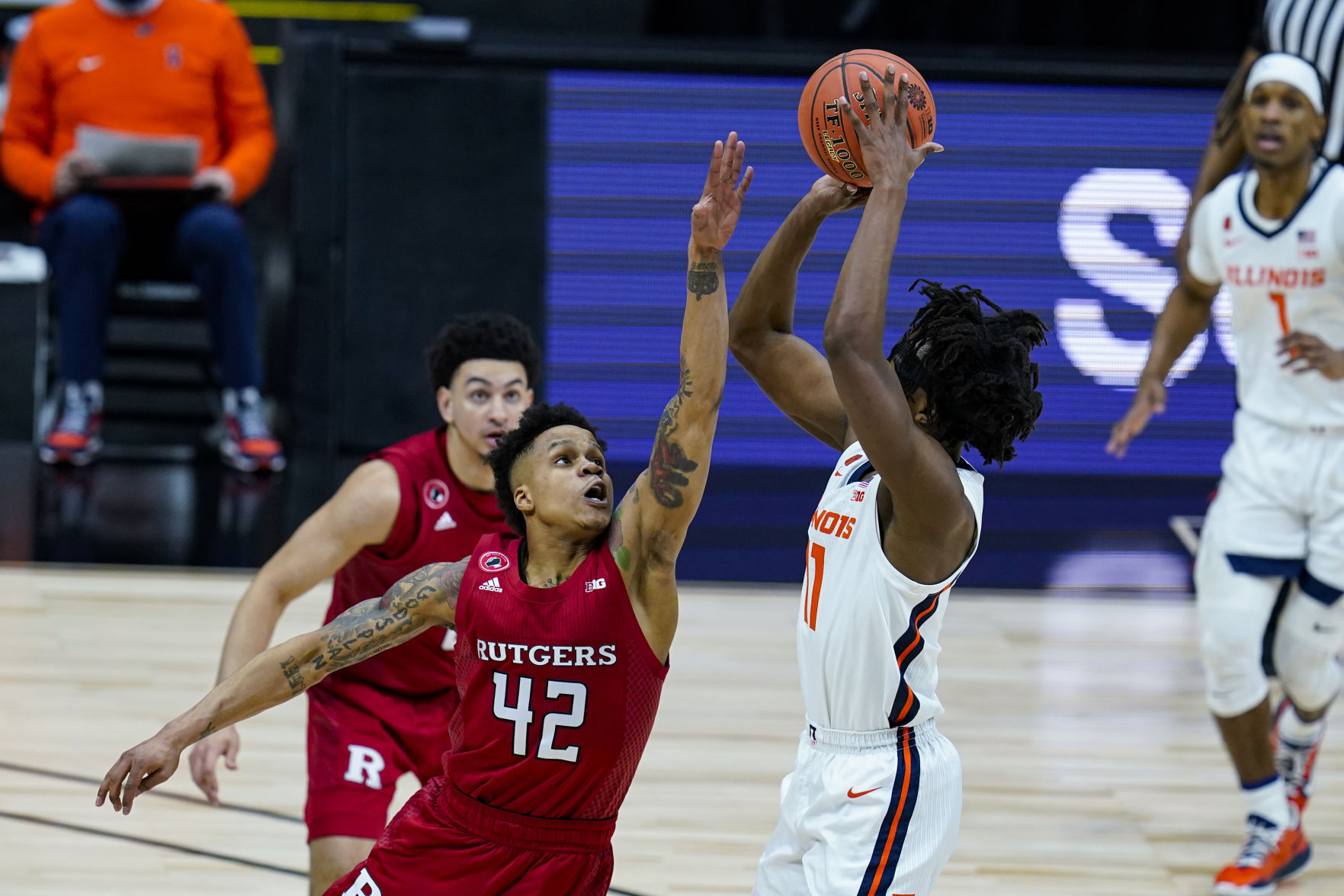 B10 Rutgers Illinois Basketball